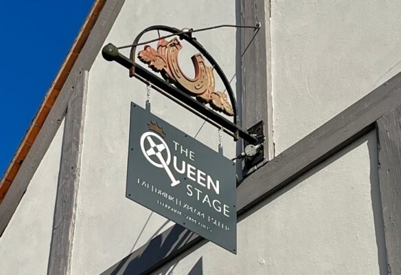 The Queen Stage - Pub Sign